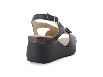 Melluso Sandalo Donna Nero Primavera Estate - 019272-255952