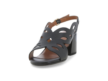 Melluso Sandalo Pelle Nero - Dettaglio punta K35507Q-256416