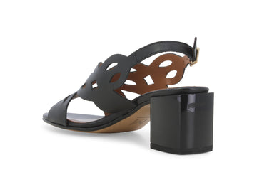 Melluso Sandalo Pelle Nero - Dettaglio tacco K35507Q-256416