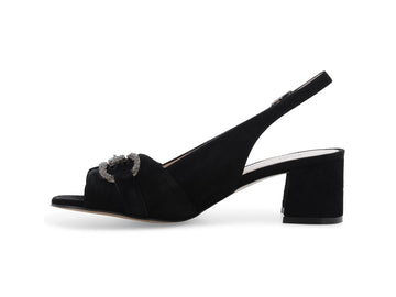 Melluso Sandalo Pelle Nero - Dettaglio laterale S641Q-256203