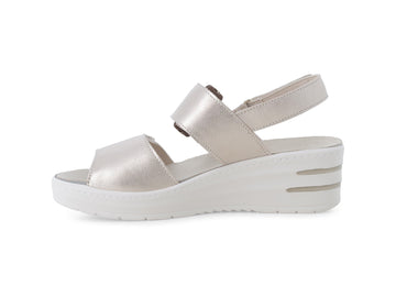 Melluso Sandalo Pelle Oro - Dettaglio laterale 019227Q-255897