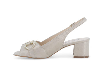 Melluso Sandalo Pelle Oro - Dettaglio laterale S641Q-256202