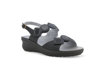 Melluso Sandalo Donna Nero comode - K95232Q-261101