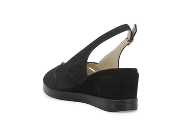 Melluso Sandalo Tessuto Nero - Dettaglio tacco R80339Q-256292