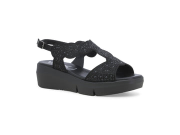 Melluso Sandalo Donna Nero eleganti - R80440Q-259053