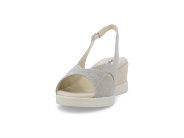 Melluso Sandalo Tessuto Oro - Dettaglio punta R80339Q-257590