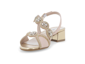 Melluso Sandalo Tessuto Rosa - Dettaglio punta K35555Q-259352