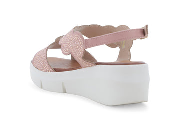 Melluso Sandalo Tessuto Rosa - Dettaglio tacco R80440Q-259052