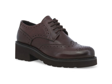 Melluso Women's Winter Casual Shoes Brogue Upper Leather