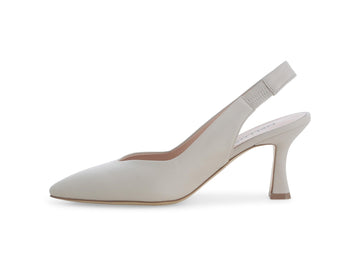 Melluso Slingback Pelle Bianco - Dettaglio laterale D168Q-257325