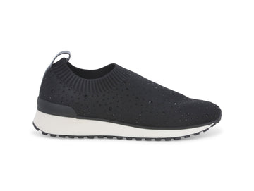 Melluso Scarpe Estive Senza Stringhe Tessuto Elasticizzato Nero K60103BK-234291