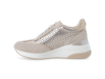 Melluso Sneaker Pelle Beige - Dettaglio laterale K56231-254743