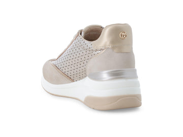 Melluso Sneaker Pelle Beige - Dettaglio tacco K56231-254743