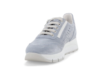 Melluso Sneaker Camoscio Grigio - Dettaglio punta R20096-255830
