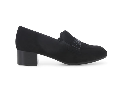 Melluso Mocassini Donna Comfort  Made in Italy Tomaia Camoscio Nero X5345-239969