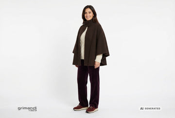 Mocassini Melluso con cappa cioccolato e pantaloni prugna. Outfit 2