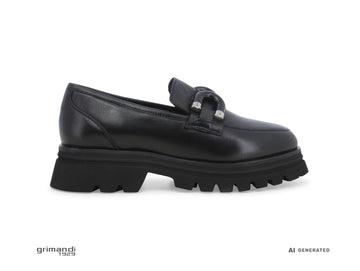 Melluso Mocassini Donna: Il tocco Italiano per un Look alla Moda Pelle Nero 034348-238275