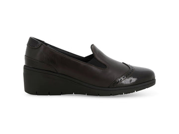 Melluso Mocassini Donna in Pelle Marrone con Zeppa K91615Q-264290