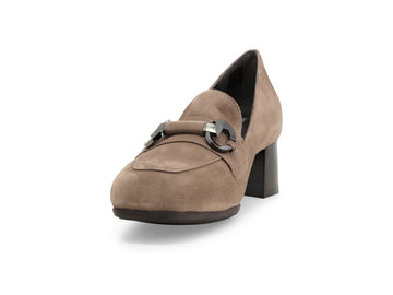 Melluso Mocassino Camoscio Beige - Dettaglio punta X5354Q-264828