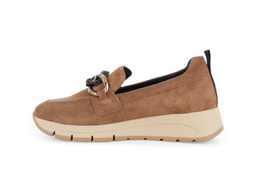 Melluso Mocassino Camoscio Marrone - Dettaglio laterale R25102-262601