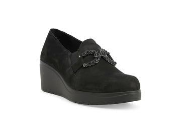 Calzature Melluso Donna comode: mocassini in camoscio nero K53018Q-262043