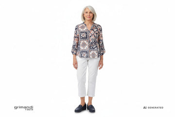 Outfit Weekend Melluso 01028Q Navy - AI-Generated Model