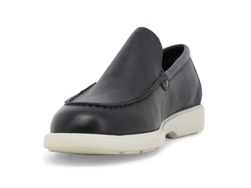 Melluso Mocassino Pelle Blu - Dettaglio laterale U55384Q-259785