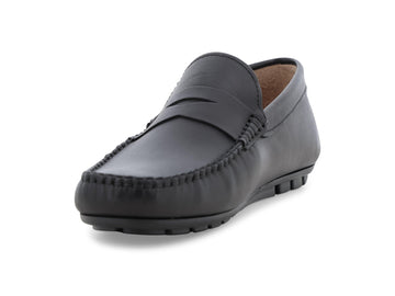 Melluso Mocassino Pelle Nero - Dettaglio punta U16038-255241