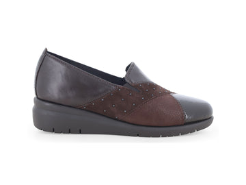 Melluso Mocassini Donna in Pelle Marrone con Zeppa K55244-261422