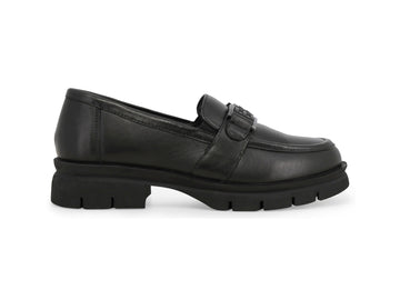 Melluso Mocassini Donna in Pelle Nera 034353Q-265058