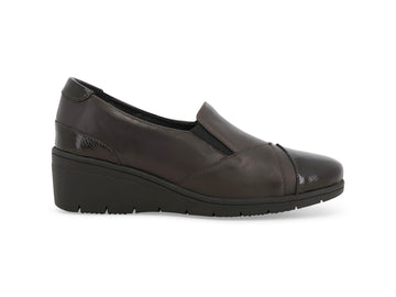Melluso Mocassini Donna in Vernice Marrone con Zeppa K91639Q-264288