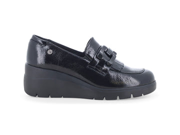 Melluso Mocassini Donna in Vernice Nera con Zeppa K55302-261413
