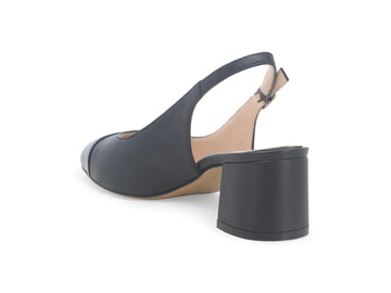 Melluso Décolleté Pelle Nero - Dettaglio tacco E1301Q-257698