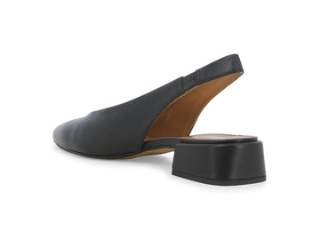 Melluso Décolleté Pelle Nero - Dettaglio tacco D156Q-256960