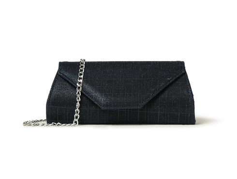  Melluso Pochette da Cerimonia in Tessuto Blu Galassia bj034z-245068