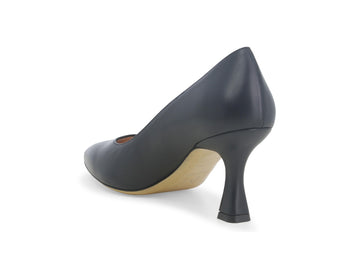 Melluso Décolleté Pelle Blu - Dettaglio tacco D160Q-257683