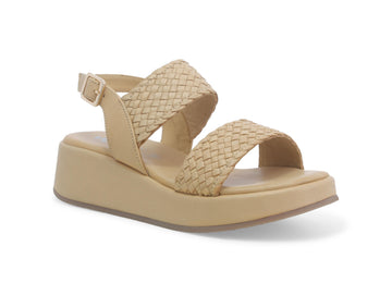 Melluso Women's Comfortable Wedge Sandals 2 Leather Bands