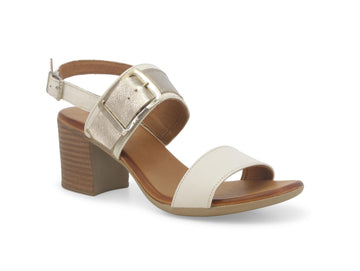 Melluso Women's Comfort Sandals High Heel Leather Upper