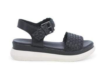 Melluso Women's Comfortable Wedge Sandals Leather Upper