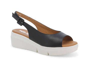 Melluso Women's Casual Wedge Sandals Leather Upper