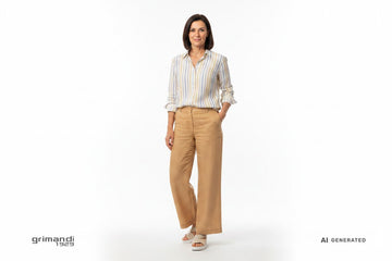 Outfit Viaggio Melluso R80424Q Beige Wedge - AI-Generated Model