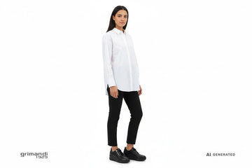 Outfit Melluso Nera Zeppa Zip - AI-Generated Model