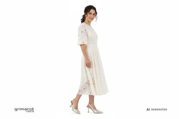 Outfit Sera Champagne Melluso - AI-Generated Model