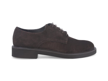 Melluso Stringate Classiche Invernali in Pelle Scamosciata Marrone U90401D-226994