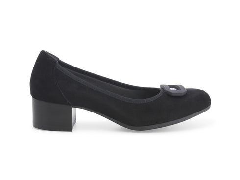 Melluso Elegant Pumps with Accessory Suede Upper Leather
