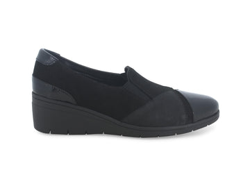 Melluso Scarpe Comode Senza Stringhe Zeppa Tomaia Camoscio Nero K91617D-227206
