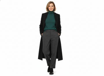 Melluso Calzatura Comfort Nera con Zip e Borchie tono su tono