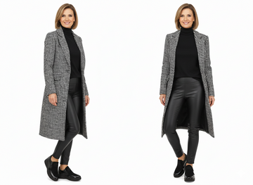 Melluso Calzatura Comfort Nera con Zip e Borchie tono su tono