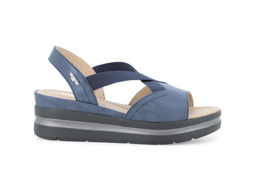 Melluso Calzature Sandalo Blu - Articolo 019243Q-256033