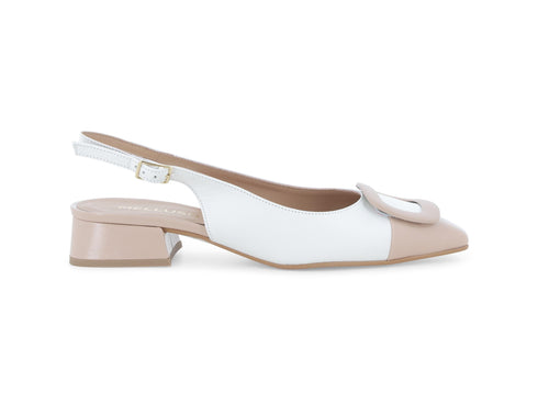 Melluso Calzature Slingback Bianco - Articolo V701Q-260949